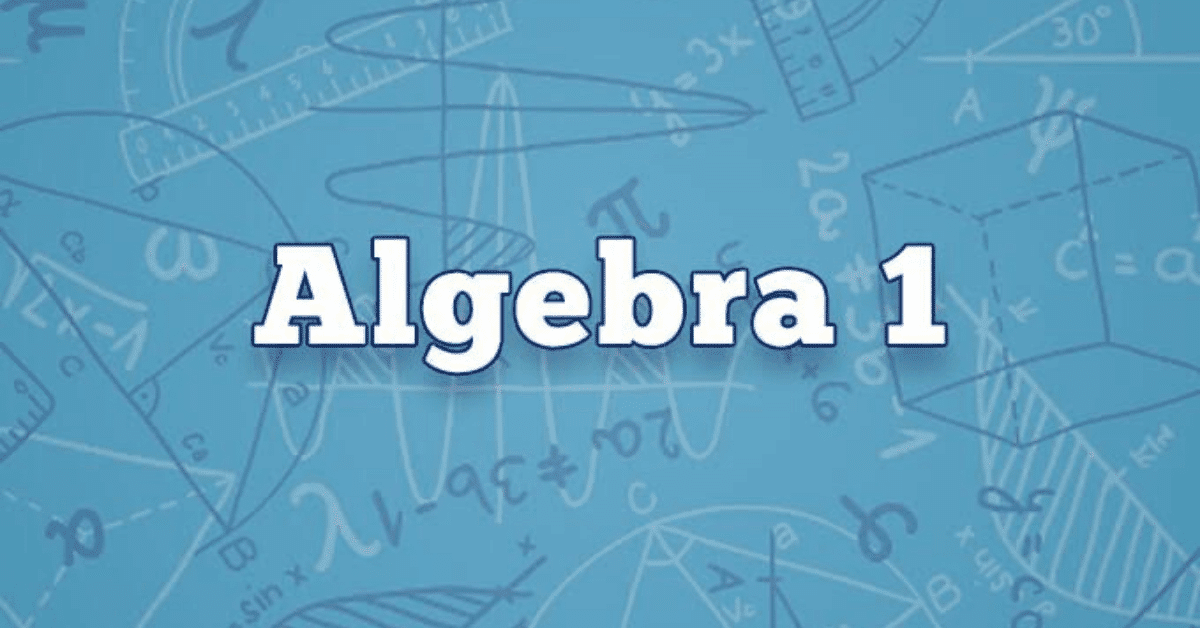 Math 002 Algebra 1